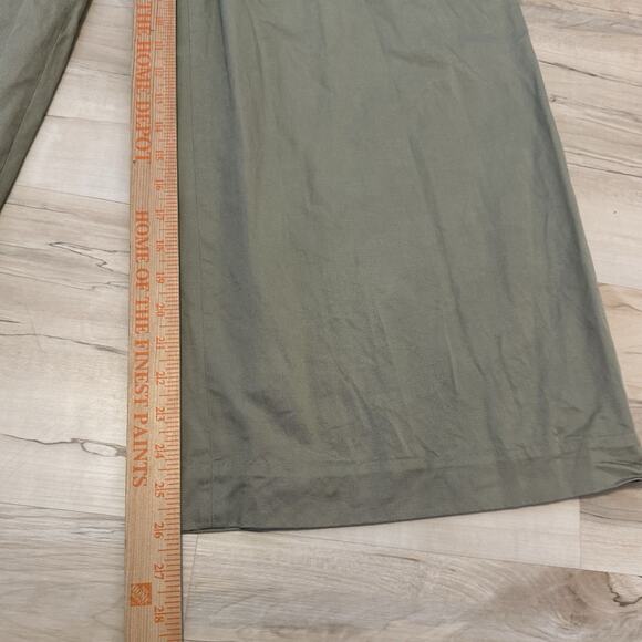 & OTHER STORIES Women 4US Pleated Detail Jumpsuit Adjustable Ruched Bodice Green - Picture 12 of 12